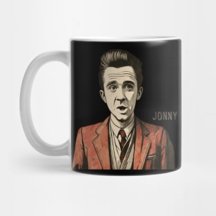 johnny cash funny illustration Mug